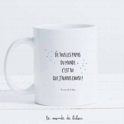 Mug personnalisable thème super papa
