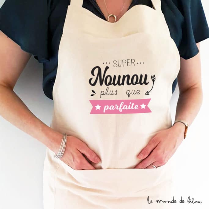 Tablier adulte Parfaite nounou