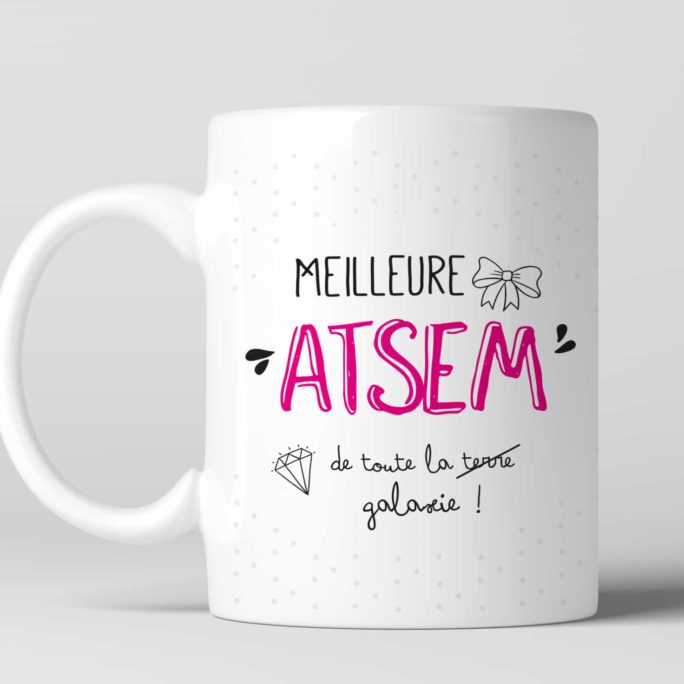 Mug Meilleure Atsem personnalisable
