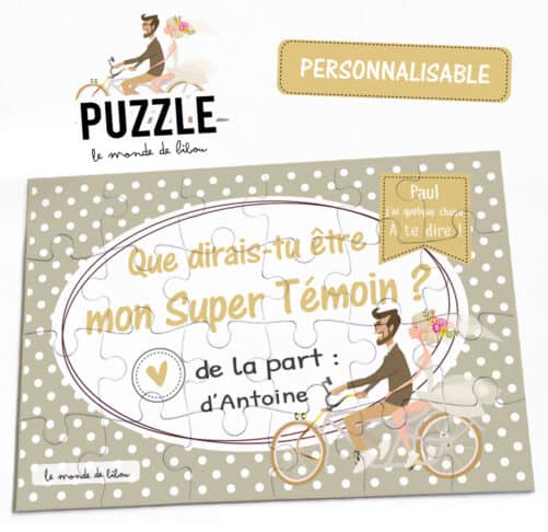 Puzzle demande Témoin homme