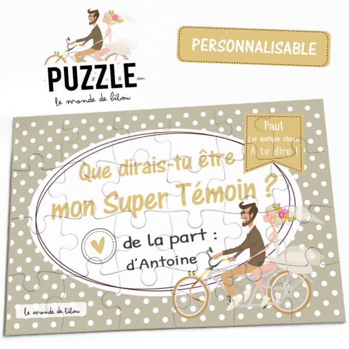 Puzzle demande Témoin homme