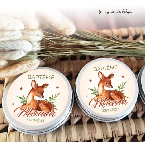 Boîte à dragées petit Faon