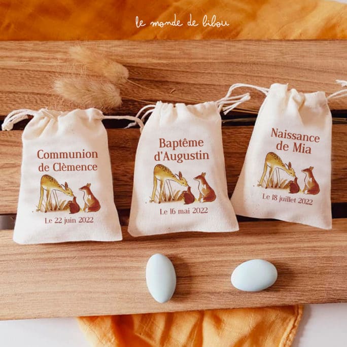Sac ballotin Animaux de la forêt