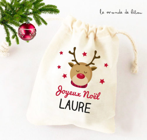 Lot de 8 Ballotins Renne de Noël