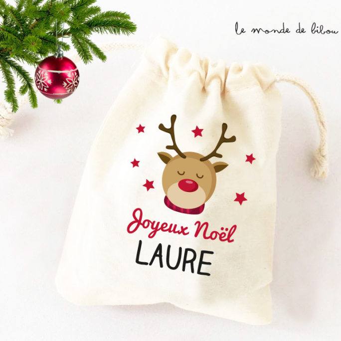 Lot de 8 Ballotins Renne de Noël