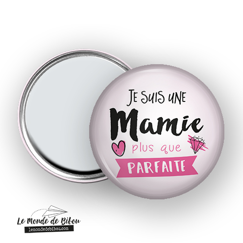 Miroir de poche mamie plus que parfaite
