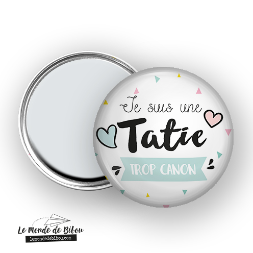 Miroir de poche tatie trop canon