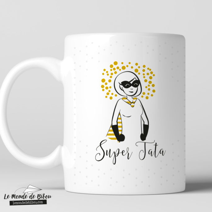 Mug Tata Super Héros