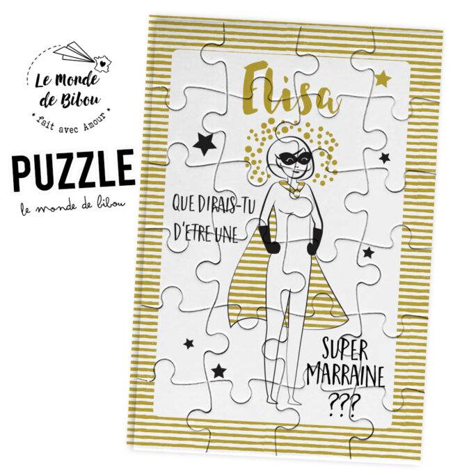 Puzzle demande Super marraine