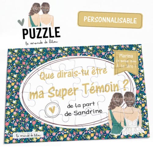 Puzzle demande Témoin femme