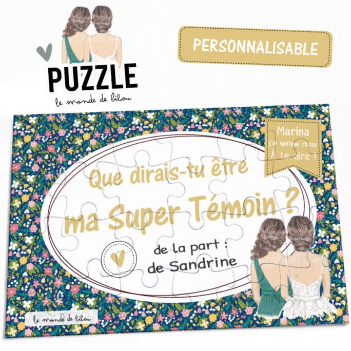 Puzzle demande Témoin femme