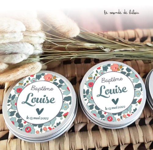 Boîte à dragées Liberty papillon