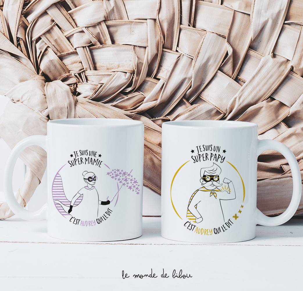 Mug Papy Super Héros