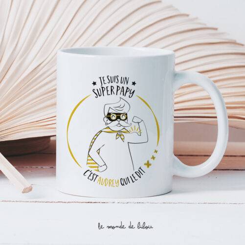 Mug Papy Super Héros