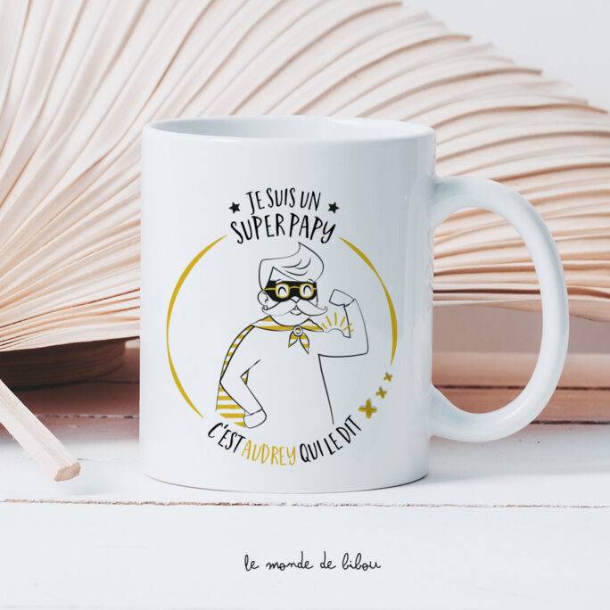 Mug Papy Super Héros