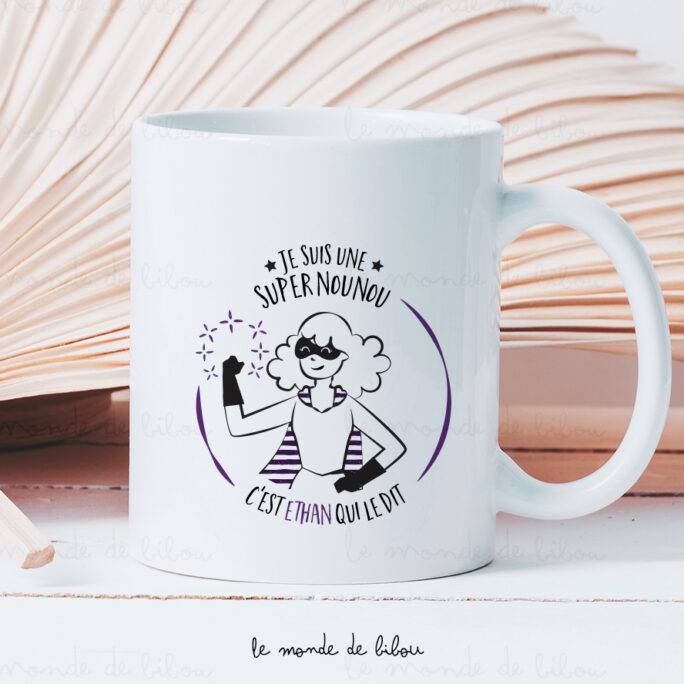 Mug Nounou Super héros