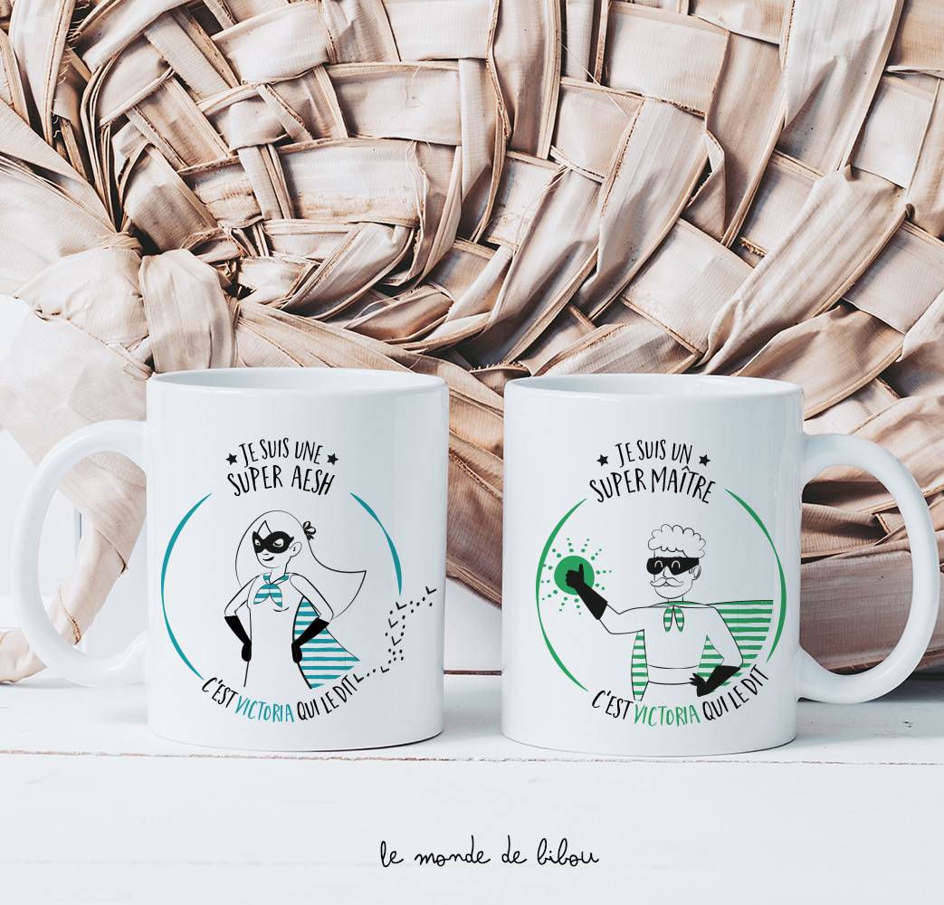 Mug Maître Super héros