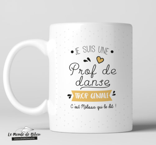 Mug personnalisé cadeau PROF