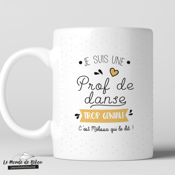 Mug personnalisé cadeau PROF