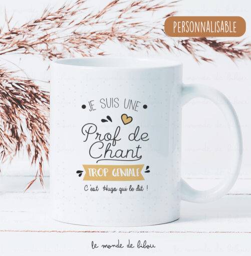 Mug personnalisé cadeau PROF