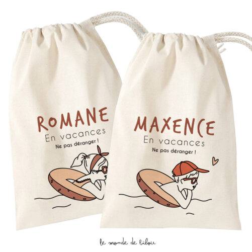 Sac rangement Enfant en vacances