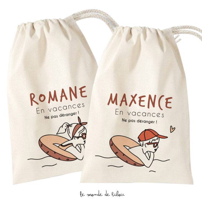 Sac rangement Enfant en vacances