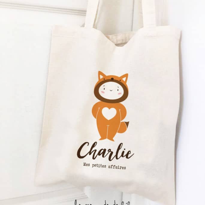Tote bag enfant Mon petit renard