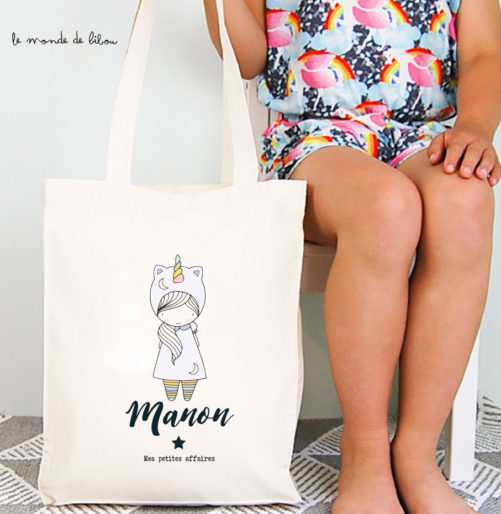 Tote bag enfant Petite Licorne