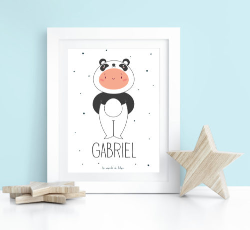 Affiche Prénom Mon Petit Panda