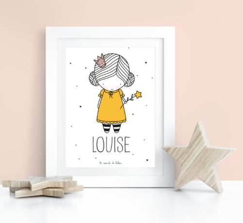 Affiche Prénom Petite Princesse