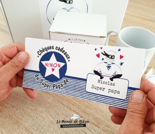 Boîte à Papa personnalisée