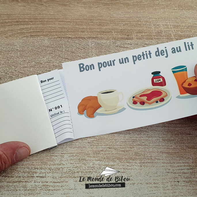 Chéquier du jeune papa