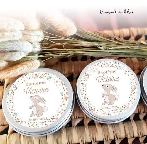 Boîte dragées Lapin Liberty