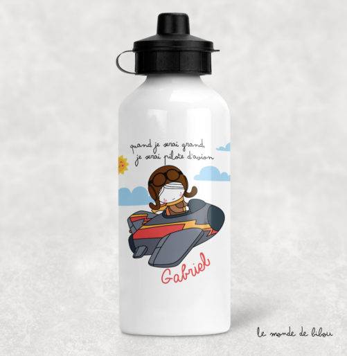 Gourde Pilote d'avion