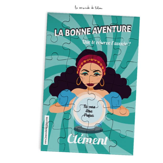Puzzle Tu vas être papa annonce originale