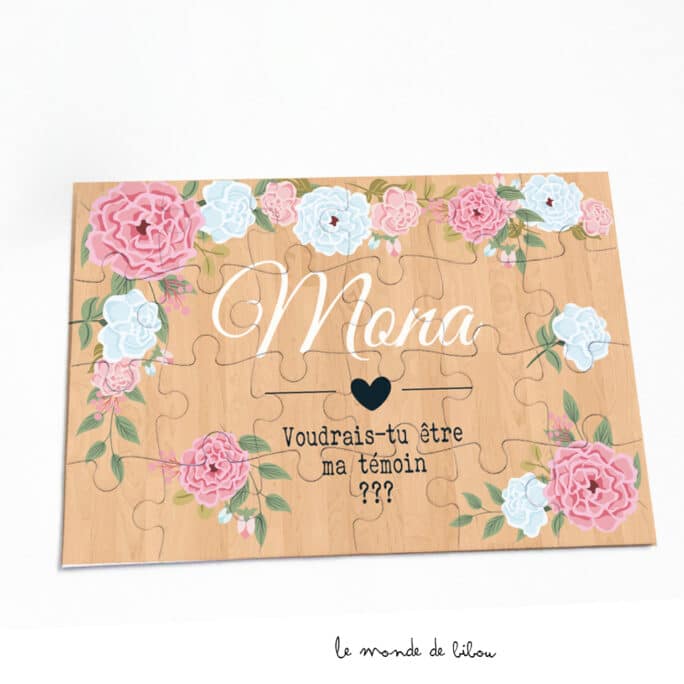 Puzzle demande Témoin florale
