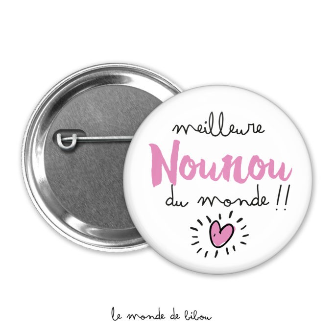 Badge Meilleure Nounou du monde