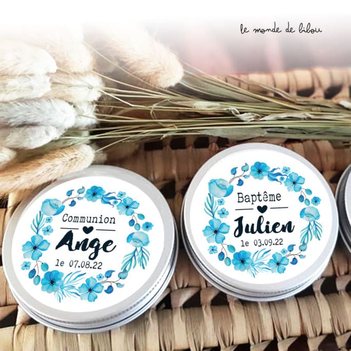 Boîte à dragées Aquarelle