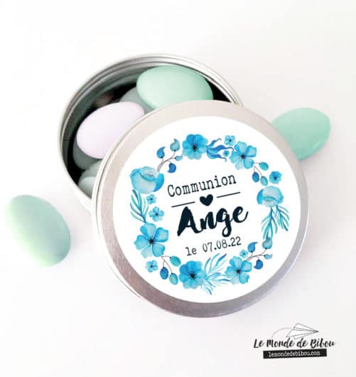 Boîte à dragées Aquarelle
