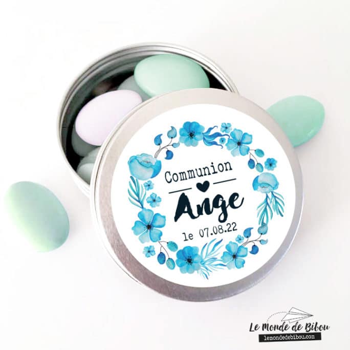 Boîte à dragées Aquarelle