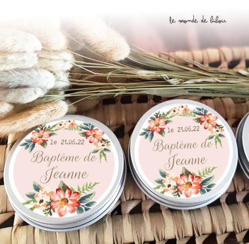 Boîte à dragées Tropical
