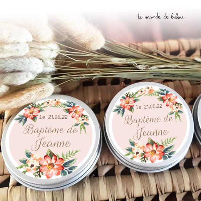Boîte à dragées Tropical