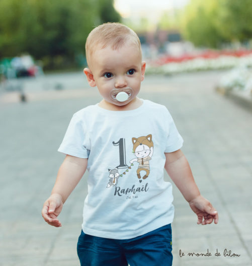 T-shirt anniversaire garçon