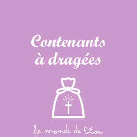 Les contenants dragées communion personnalisables