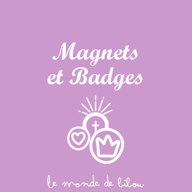 Magnets et Badges Baptême et Communion