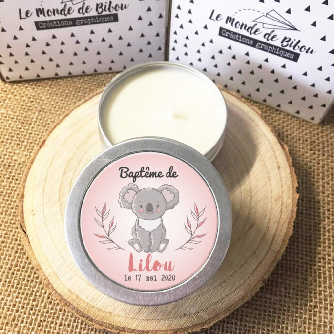 Lot de 10 bougies koala