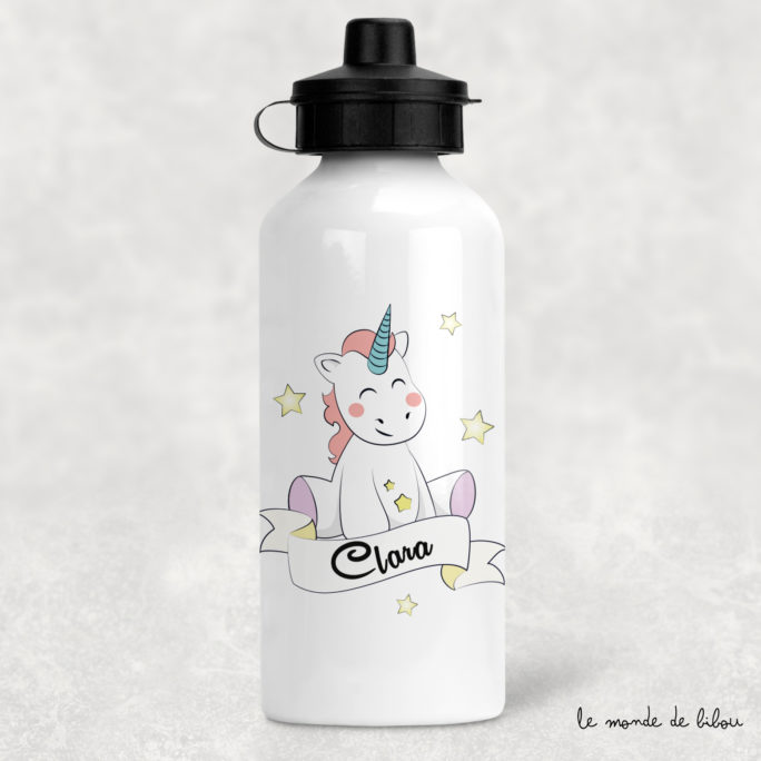 Gourde enfant Licorne rigolote