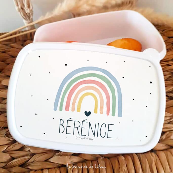 Boîte à Goûter Rainbow couleurs