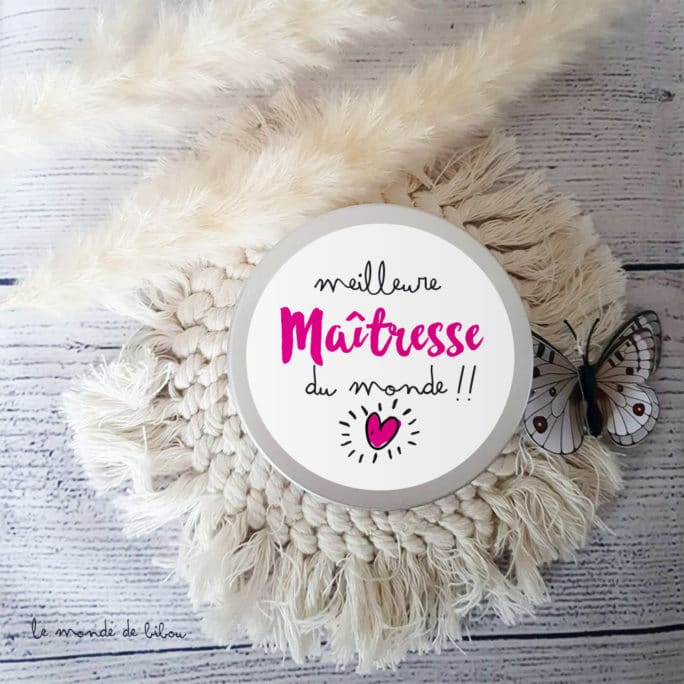 Bougie cadeau Meilleure Maîtresse