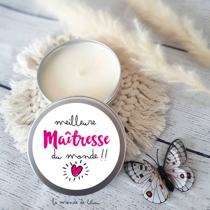 Bougie cadeau Meilleure Maîtresse